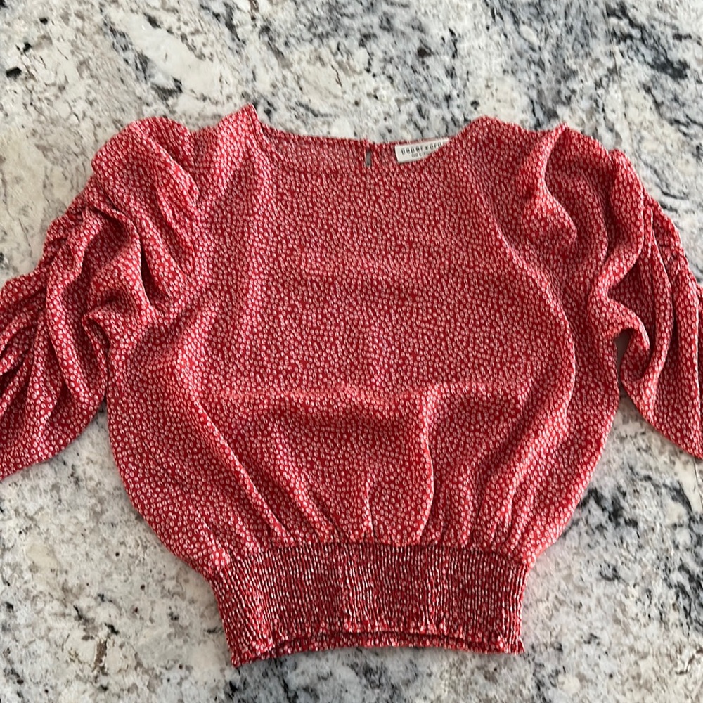 Gorgeous Red fitted blouse!